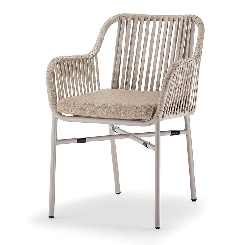 Poltroncina Outdoor con Gambe in Alluminio - Beverly | Grattoni
