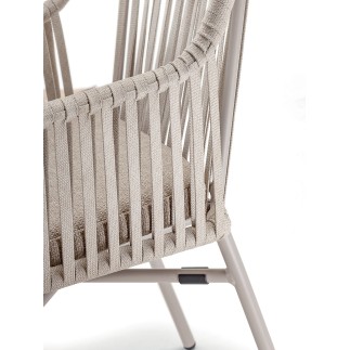 Poltroncina Outdoor con Gambe in Alluminio - Beverly | Grattoni