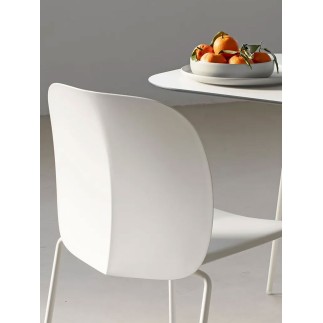 Metal and Recycled Plastic Chair - Mentha Go Green | Scab