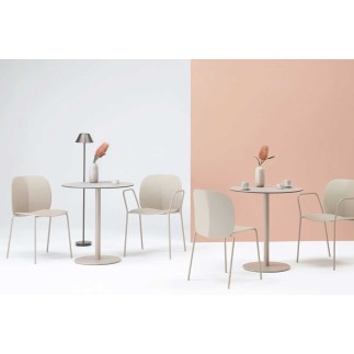 Metal and Recycled Plastic Chair - Mentha Go Green | Scab