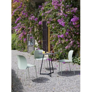 Metal and Recycled Plastic Chair - Mentha Go Green | Scab
