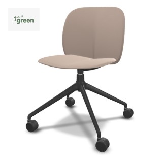Sedia su Ruote in Plastica Riciclata - Mentha Go Green
