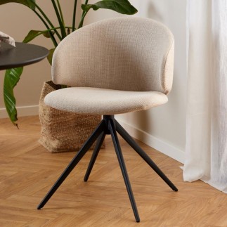Swivel Chair with Tripod Legs - Olivia | Isarreda