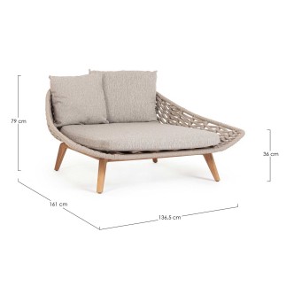 Rope and Wood Daybed - Tamires