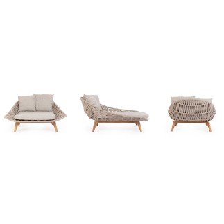 Daybed in Corda e Legno - Tamires | Bizzotto