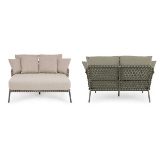 Bizzotto Steel and Rope Daybed - Ivissa