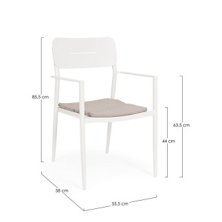 Outdoor Stackable Armchair - Nebula | Bizzotto