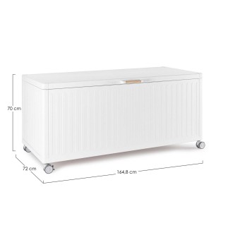 Contenitore da Esterno in Alluminio con Ruote - Ocean