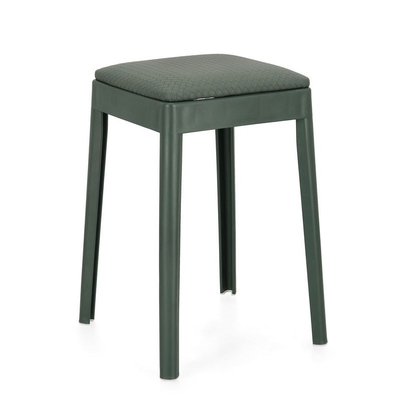 Stackable Stool with Padded Seat - Scooby | Bizzotto Stackable Stool with Padded Seat - Scooby | Bizzotto