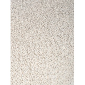 Padded Bench in Bouclé-Effect Fabric - Dayla | Bizzotto