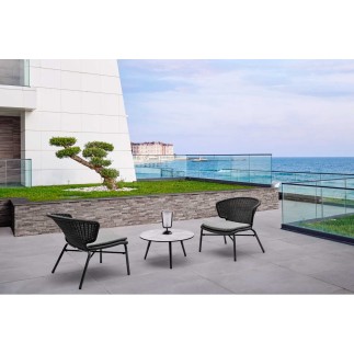 Outdoor Stackable Rope Armchair - Orly | Contral