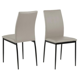 Upholstered Chair with High Backrest - Demina | Isarreda