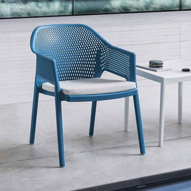 Stackable Outdoor Armchair in Technopolymer - Minush Relax | Gaber