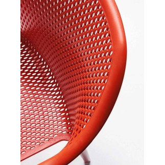 Stackable Outdoor Armchair in Technopolymer - Minush Relax | Gaber