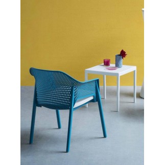 Stackable Outdoor Armchair in Technopolymer - Minush Relax | Gaber