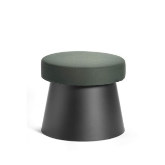 Pouf Tondo in Tessuto Gaber - Salt | Gaber