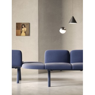 Modular Upholstered Seating for Waiting Rooms - Panky | Gaber