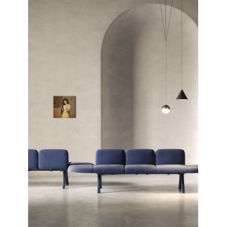 Seduta Modulare Imbottita per Sala d'Attesa - Panky | Gaber