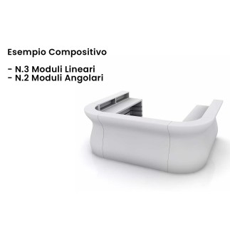 Bancone Bar Modulare - Bartolomeo Desk | Plust