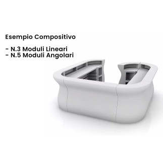 Modular Bar Counter - Bartolomeo Desk | Plust
