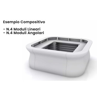 Bancone Bar Modulare - Bartolomeo Desk | Plust