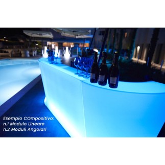 Modular Bar Counter with LED Light - Marvy | ISA Project