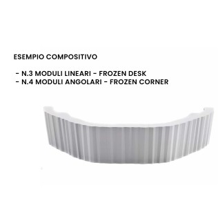 Bancone Bar da Esterno di Design - Frozen Desk | Plust