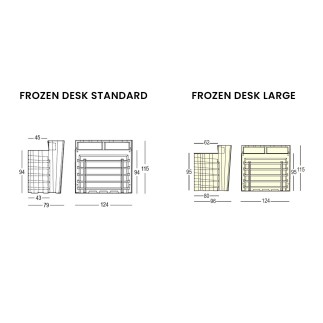 Designer Outdoor Bar Counter – Frozen Desk | Plust