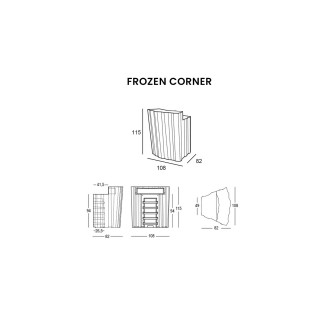 Designer Outdoor Bar Counter – Frozen Desk | Plust