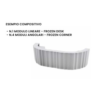 Designer Outdoor Bar Counter – Frozen Desk | Plust
