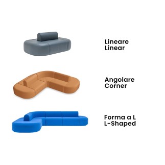 Divanetto Modulare per Aree Comuni - Artiko | IsaProject