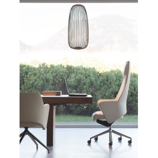 Fire-retardant Similar-Leather Executive Chair - Wrap | Nahu