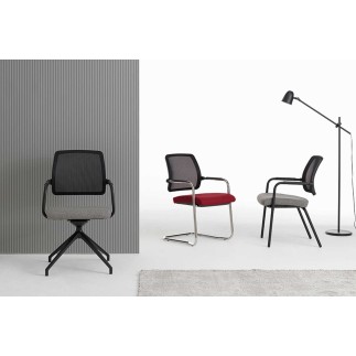 Design Chair with Sled Base – Kos Air 01