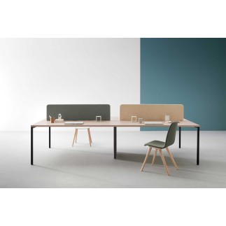 4-Seat Workstation Desk – Agile