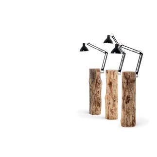 Tavolino in Legno con Lampada - Piantama | Mogg