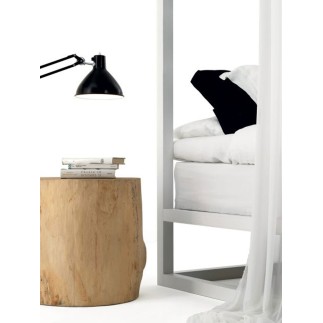 Tavolino in Legno con Lampada - Piantama | Mogg