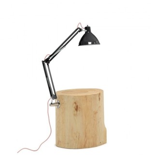 Woodden Coffee Table with Lamp - Piantama | Mogg