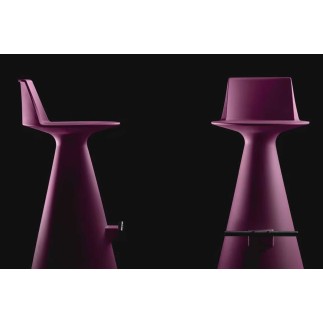 Fixed Outdoor Stool with Footrest – Lira | Lyxo