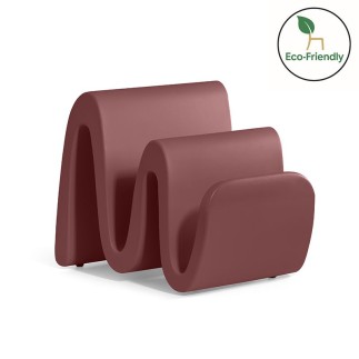 Magazine Rack in Recycled Plastic - Wave | Lyxo