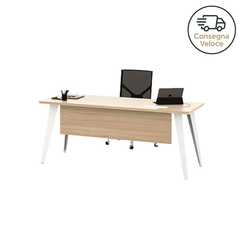 Single Workstation Desk with or without Modesty Panel – Pigreco | Martex Single Workstation Desk with or without Modesty Panel – Pigreco | Martex