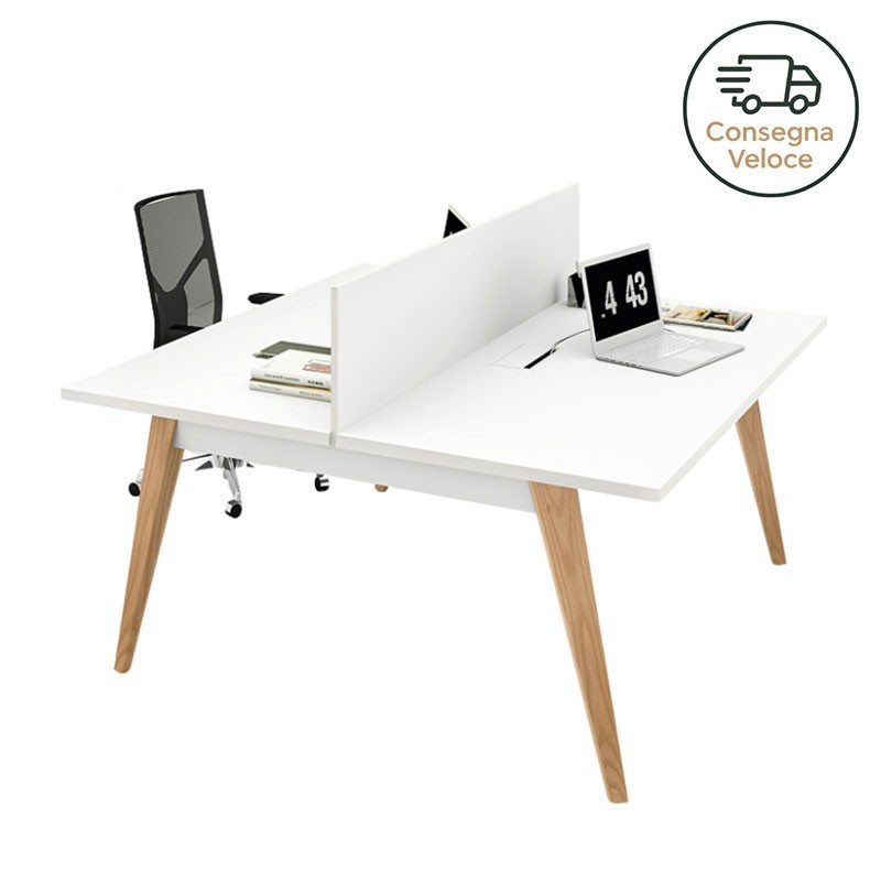Bench 2 posti con Pannello Divisorio – Pigreco | Martex Bench 2 posti con Pannello Divisorio – Pigreco | Martex