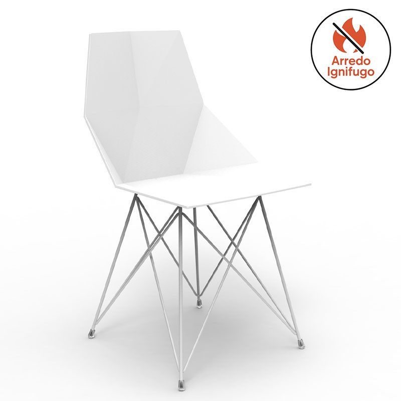 Sedia in Polipropilene e Acciaio Inox - Faz | Vondom