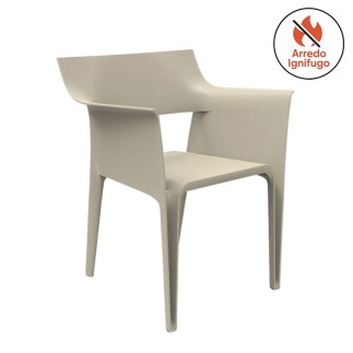 Sedia con Braccioli Impilabile - Pedrera | Vondom
