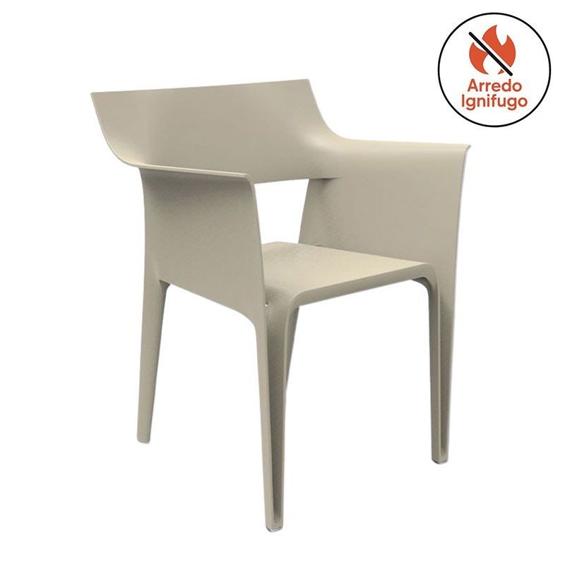 Stackable Chair with Armrests - Pedrera | Vondom Stackable Chair with Armrests - Pedrera | Vondom