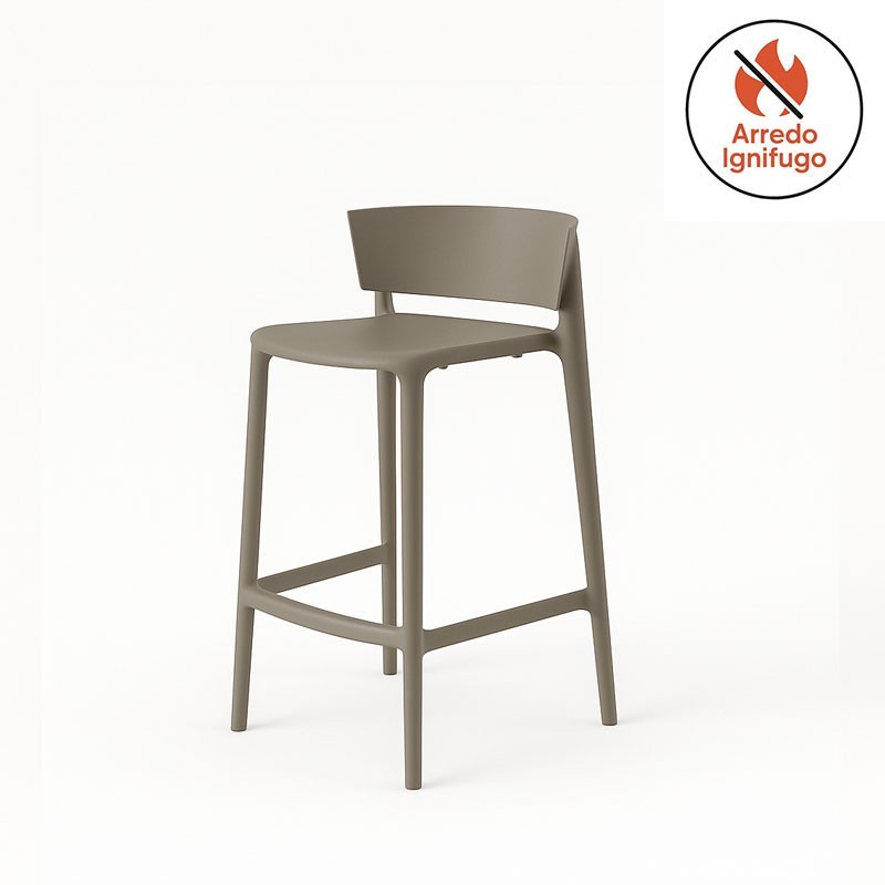Stackable Stool in Polypropylene - Africa | Vondom