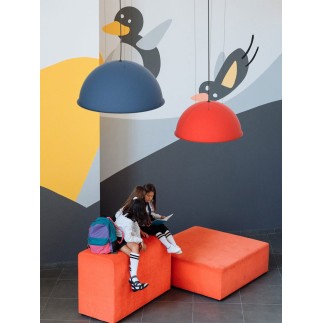 Pendant Lamp in Sound-Absorbing Fabric - Hemii | Luxx Box
