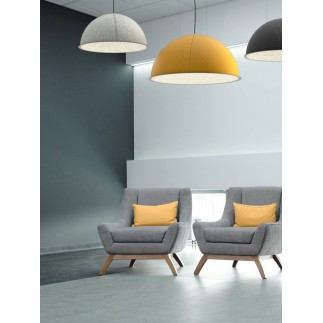 Lampada a Sospensione In Tessuto Fonoassorbente - Hemii | Luxx Box