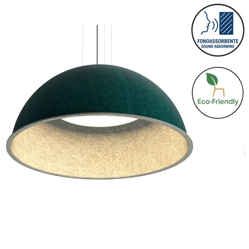 Lampada a Sospensione In Tessuto Fonoassorbente - Hemii | Luxx Box