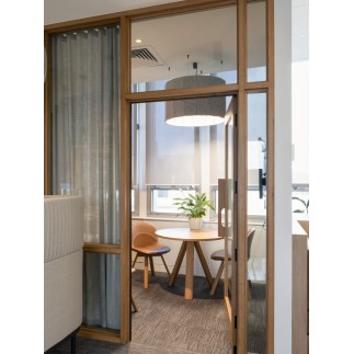 Cylindrical Acoustic Office Pendant – Vapor Echo Cylinder | Luxxbox