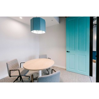 Cylindrical Acoustic Office Pendant – Vapor Echo Cylinder | Luxxbox